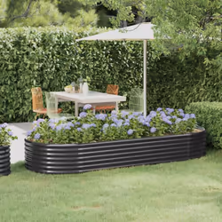 Ce lit surélevé de jardin serait un excellent choix pour les amateurs de bricolage pour décorer leurs jardins, balcons ou pat ...
