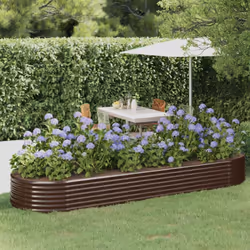 Ce lit surélevé de jardin serait un excellent choix pour les amateurs de bricolage pour décorer leurs jardins, balcons ou pat ...