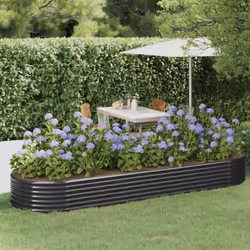Ce lit surélevé de jardin serait un excellent choix pour les amateurs de bricolage pour décorer leurs jardins, balcons ou pat ...