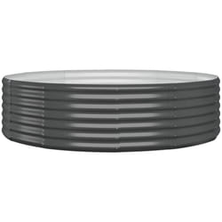 Vidaxl - Lit surélevé de jardin Acier enduit de poudre Anthracite