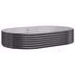 vidaXL Lit surélevé de jardin Acier enduit de poudre Anthracite - TU
