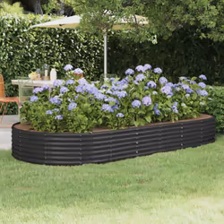 Ce lit surélevé de jardin serait un excellent choix pour les amateurs de bricolage pour décorer leurs jardins, balcons ou pat ...