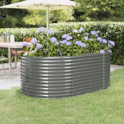 Ce lit surélevé de jardin serait un excellent choix pour les amateurs de bricolage pour décorer leurs jardins, balcons ou pat ...