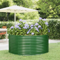 vidaXL Lit jardin surélevé - Vert