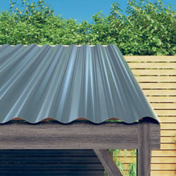 Vidaxl - Panneaux De Toiture 36 Pcs Acier Enduit De Poudre Gris 80x36 Cm