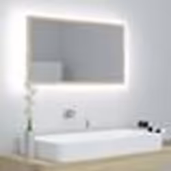vidaXL Salon de jardin 7 pcs avec coussins blanc bois de pin massif