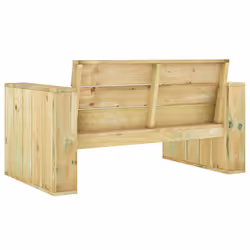 VidaXL 318427 banc de jardin Bois - Vue supplémentaire 5