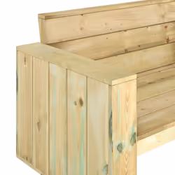 VidaXL 318427 banc de jardin Bois - Vue supplémentaire 6