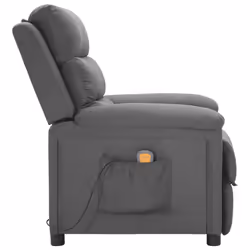 VidaXL 342351 Fauteuil massant électrique Gris