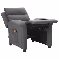 VidaXL 342351 Fauteuil massant électrique Gris - Vue supplémentaire 7