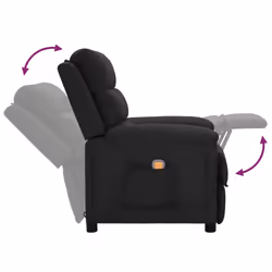 VidaXL 342353 Fauteuil massant électrique Noir - Vue supplémentaire 5
