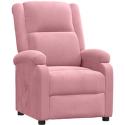 Vidaxl - Fauteuil inclinable Rose Velours