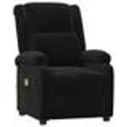 vidaXL Fauteuil de massage Noir Velours - TU
