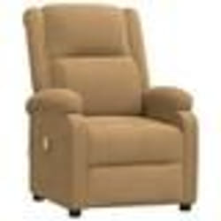 vidaXL Fauteuil de massage Marron Velours - TU