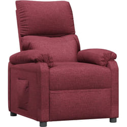 Fauteuil Inclinable Rouge Bordeaux Tissu Vidaxl