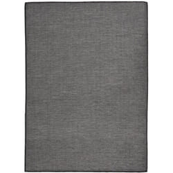 vidaXL Tapis à tissage plat d'extérieur 200x280 cm Gris - TU