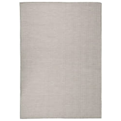 vidaXL Tapis à tissage plat d'extérieur 140x200 cm Taupe - TU