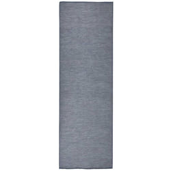 Vidaxl - Tapis à tissage plat d extérieur 80x250 cm Bleu