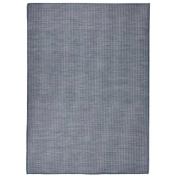 vidaXL Tapis à tissage plat d'extérieur 200x280 cm Bleu - TU