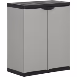 Cette armoire à déchets de jardin, élégante et pratique, est indispensable pour votre espace de vie extérieur. Fabriquée en P ...
