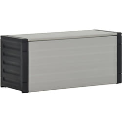 Vidaxl - Armoire à déchets de jardin Gris 85x34x40 cm