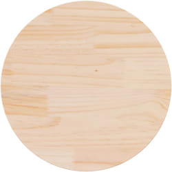 Dessus de table Ø70x2,5 cm Bois de pin massif Vidaxl