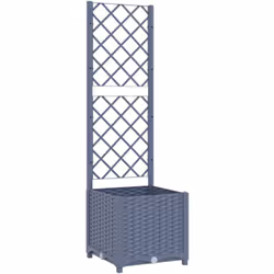 Avec cette jardinière avec treillis, vous pouvez décorer l'entrée, le balcon, la terrasse et le jardin avec de belles plantes ...