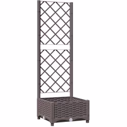 Avec cette jardinière avec treillis, vous pouvez décorer l'entrée, le balcon, la terrasse et le jardin avec de belles plantes ...