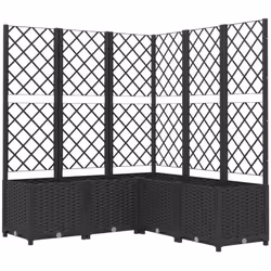 Avec cette jardinière avec treillis, vous pouvez décorer l'entrée, le balcon, la terrasse et le jardin avec de belles plantes ...