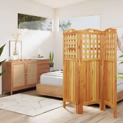 Cette cloison de séparation en bois peut diviser une pièce en plusieurs parties pour offrir un espace privé et protéger votre ...