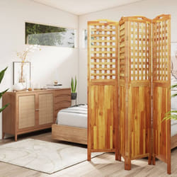 Vidaxl - Cloison de séparation 4 panneaux 162x2x180 cm Bois d'acacia