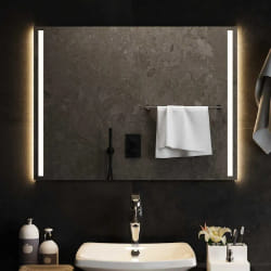 vidaXL Miroir LED 80x60 cm