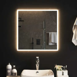 vidaXL Miroir LED salle de bain - 60x60 cm