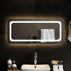 VidaXL Miroir de Salle de Bain LED 90x40 cm