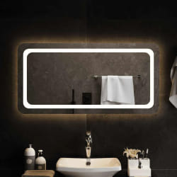 vidaXL Miroir Salle de bain LED 100x50 cm