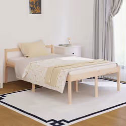 Prenez le chemin moderne vers votre chambre à coucher cool avec ce cadre de lit en bois ! Il constitue un supplément pratique ...