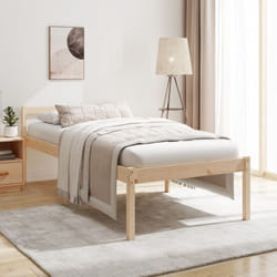 Vidaxl - Lit pour personne âgée 100x200 cm bois massif de pin