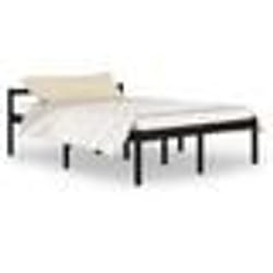 vidaXL Lit pour personne âgée sans matelas 150x200 cm bois pin massif - 150 x 200 cm