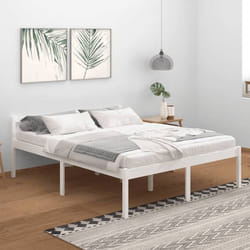 vidaXL Lit pour personne âgée sans matelas 160x200 cm bois pin massif - 160 x 200 cm