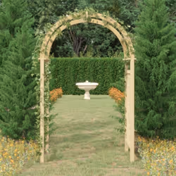 Cette arche avec treillis de jardin en bois est un choix parfait pour les rosiers et les plantes grimpantes dans votre jardin ...