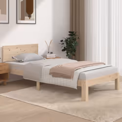 Description générale Prenez le chemin moderne vers votre chambre à coucher avec ce cadre de lit en bois. Il constitue un supp ...