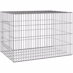 Cette cage à lapin est un excellent choix pour loger en toute sécurité de petits animaux tels que des lapins. Matériau durabl ...