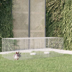 Vidaxl - Cage à lapin 3 panneaux 163x79x54 cm Fer galvanisé