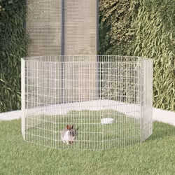 Cet enclos pour animaux offre un espace clos spacieux et sûr pour que vos adorables animaux de compagnie puissent faire de l' ...