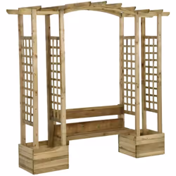 Description générale Décorez votre jardin avec la pergola en bois de pin massif. Elle est conçue pour offrir une base stable ...