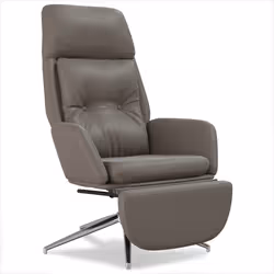 VidaXL 3097745, Cuir, Gris, mousse, 110 kg, 700 mm, 770 mm