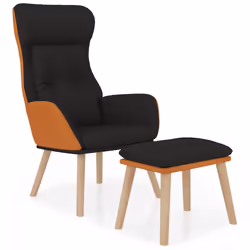 VidaXL 3097766, Tissu, Noir, mousse, 110 kg, 450 mm, 295 mm