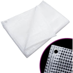 vidaXL Bâche de gaze 140 g/m² 4x4 m Blanc