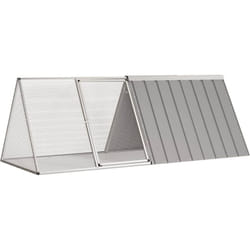 Vidaxl - Cage pour lapin Gris 201,5x80,5x71 cm Acier galvanisé