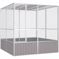 Description générale Cette cage à oiseaux offre un grand espace confortable pour que vos oiseaux volent et jouent en toute sé ...